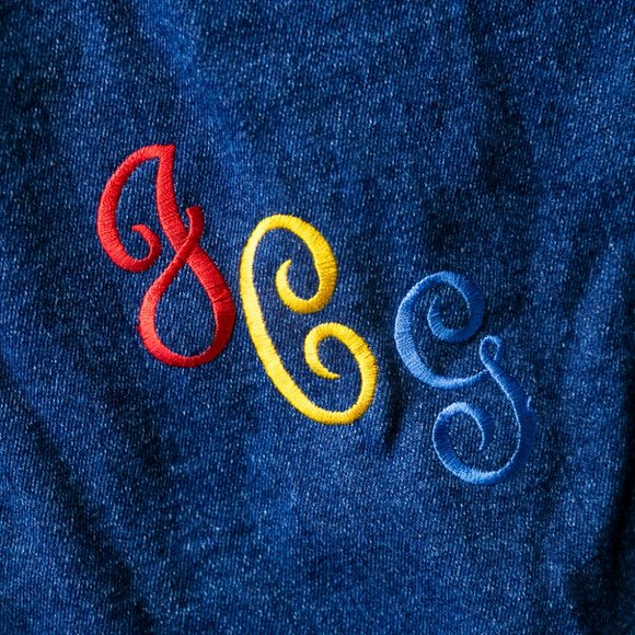 Vintage Saugatuk Embroidered Denim Jean Jacket - Picture 6 of 6